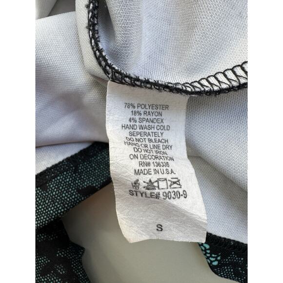 VTG Y2K Deb Womens Stretch Dress Small Green Black Lace Whimsigoth Mall Goth - Picture 10 of 12